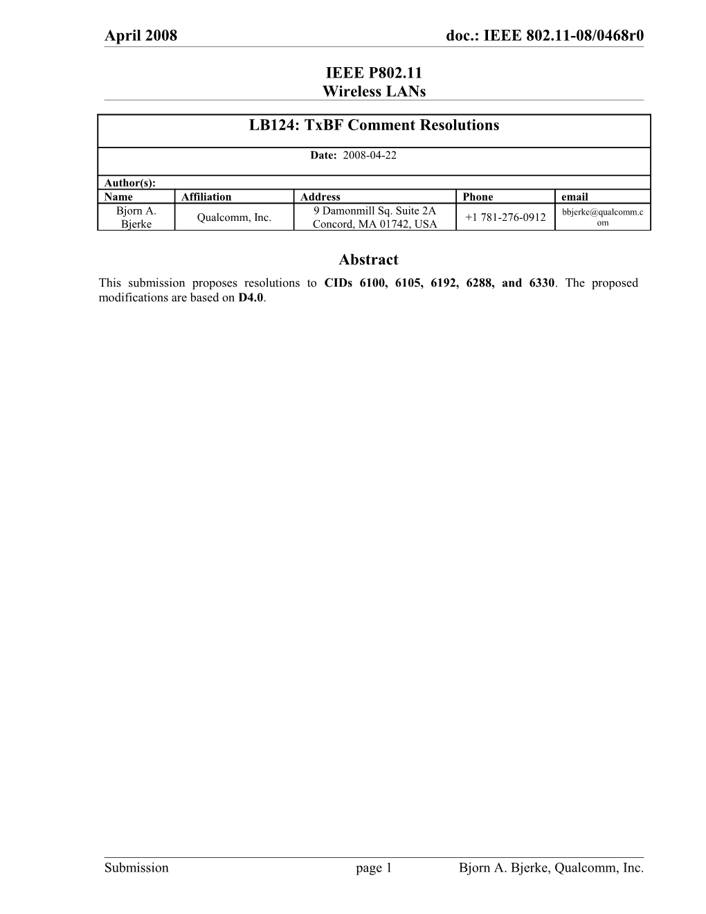 IEEE P802.11 Wireless Lans s159