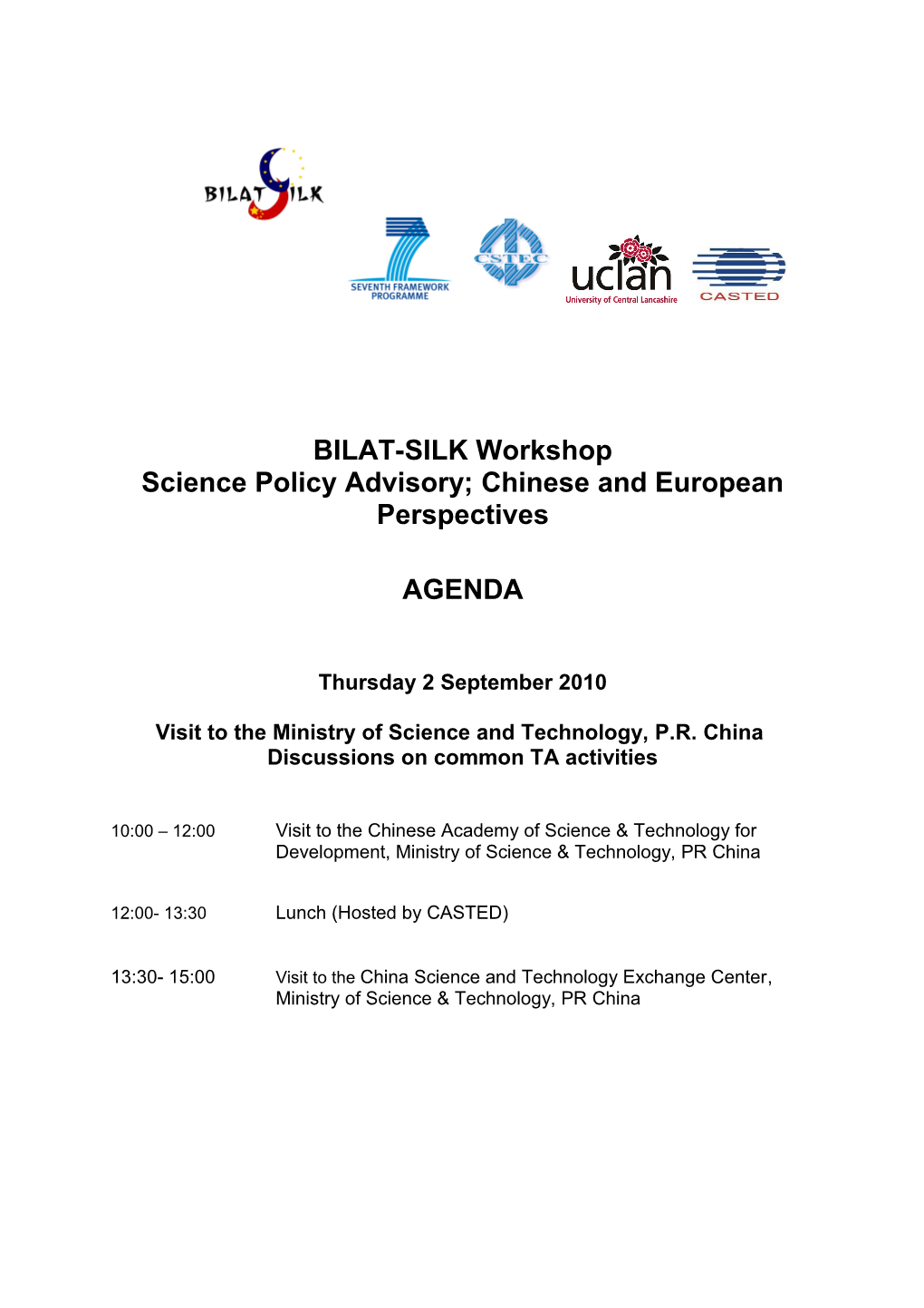 Science Policy Advisory; Chinese and European Perspectives