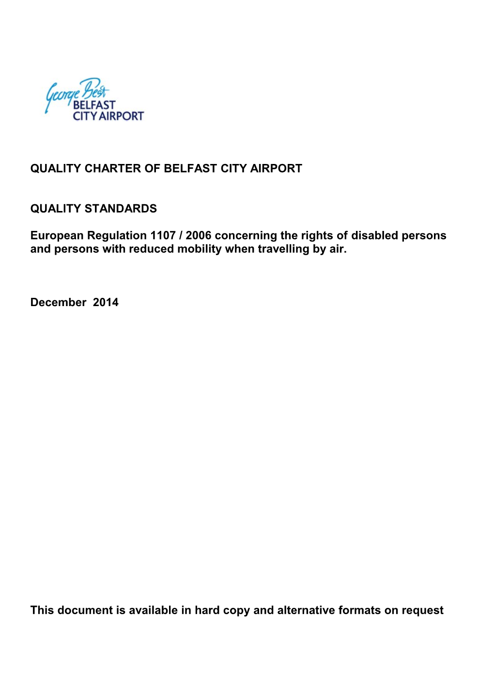 Service Level Agreement of Riga International Airport