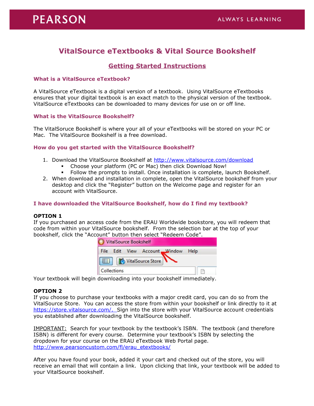 Vitalsource Etextbooks & Vital Source Bookshelf