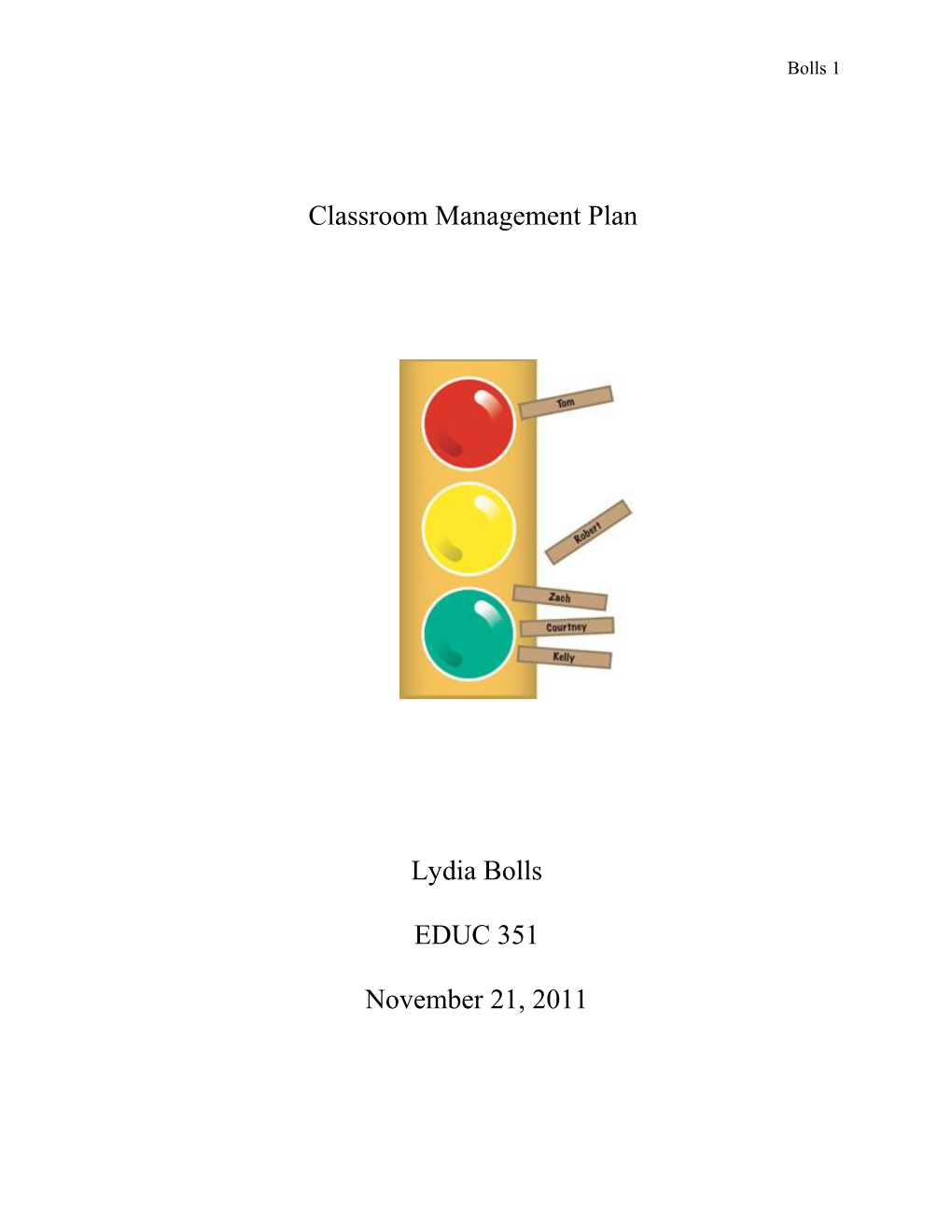 Classroom Management Plan s1