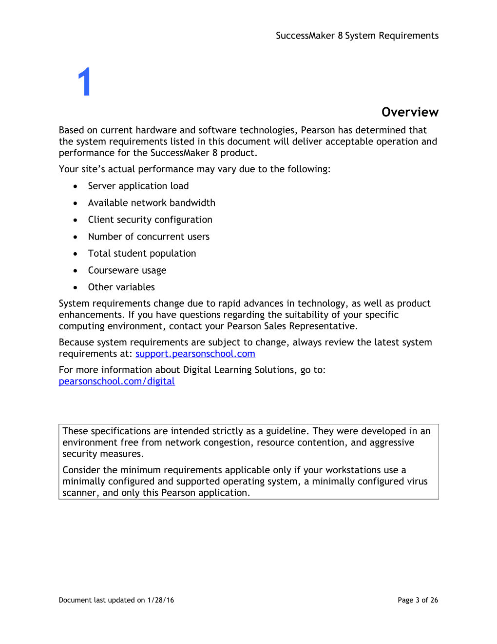 Successmaker 8 System Requirements