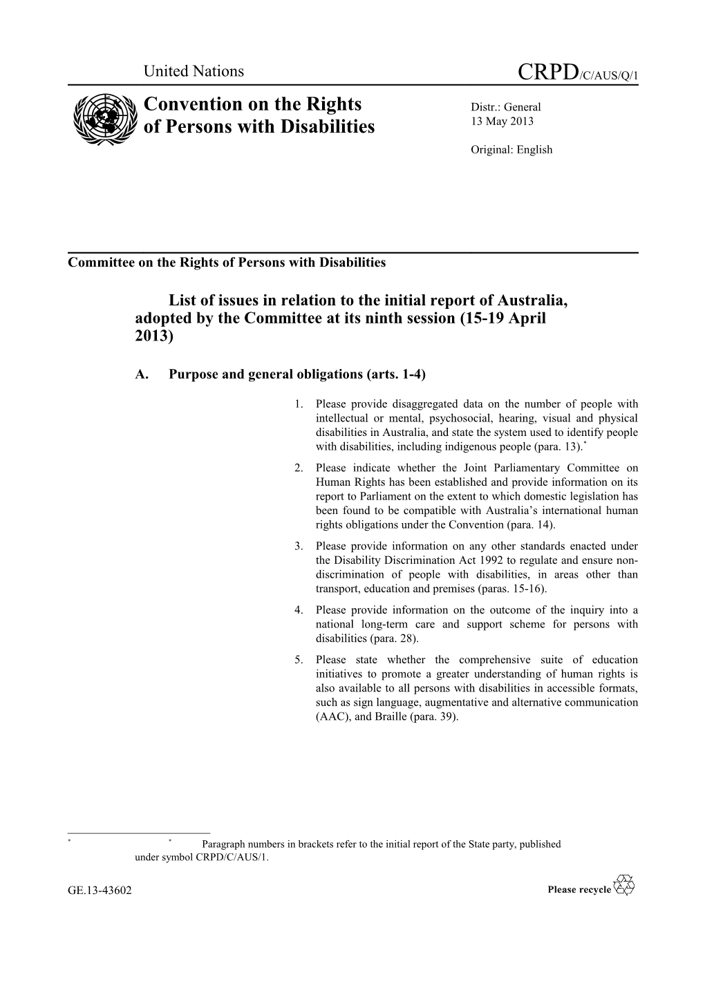 Committee on the Rights of Persons with Disabilities s9