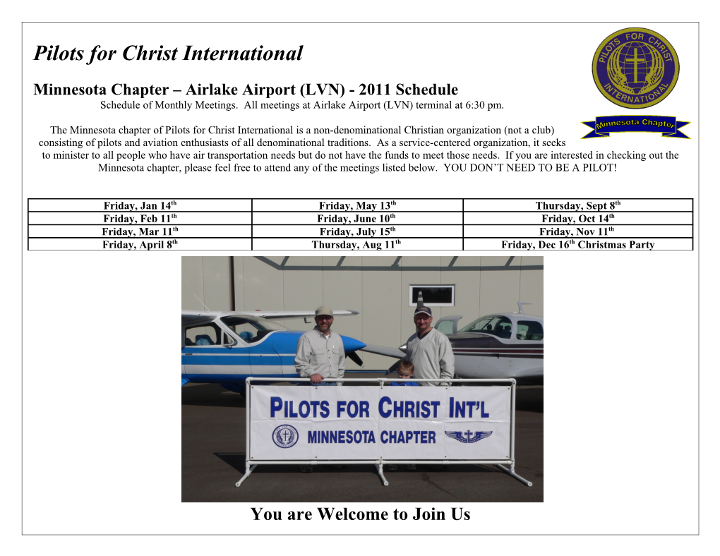 Pilots for Christ International