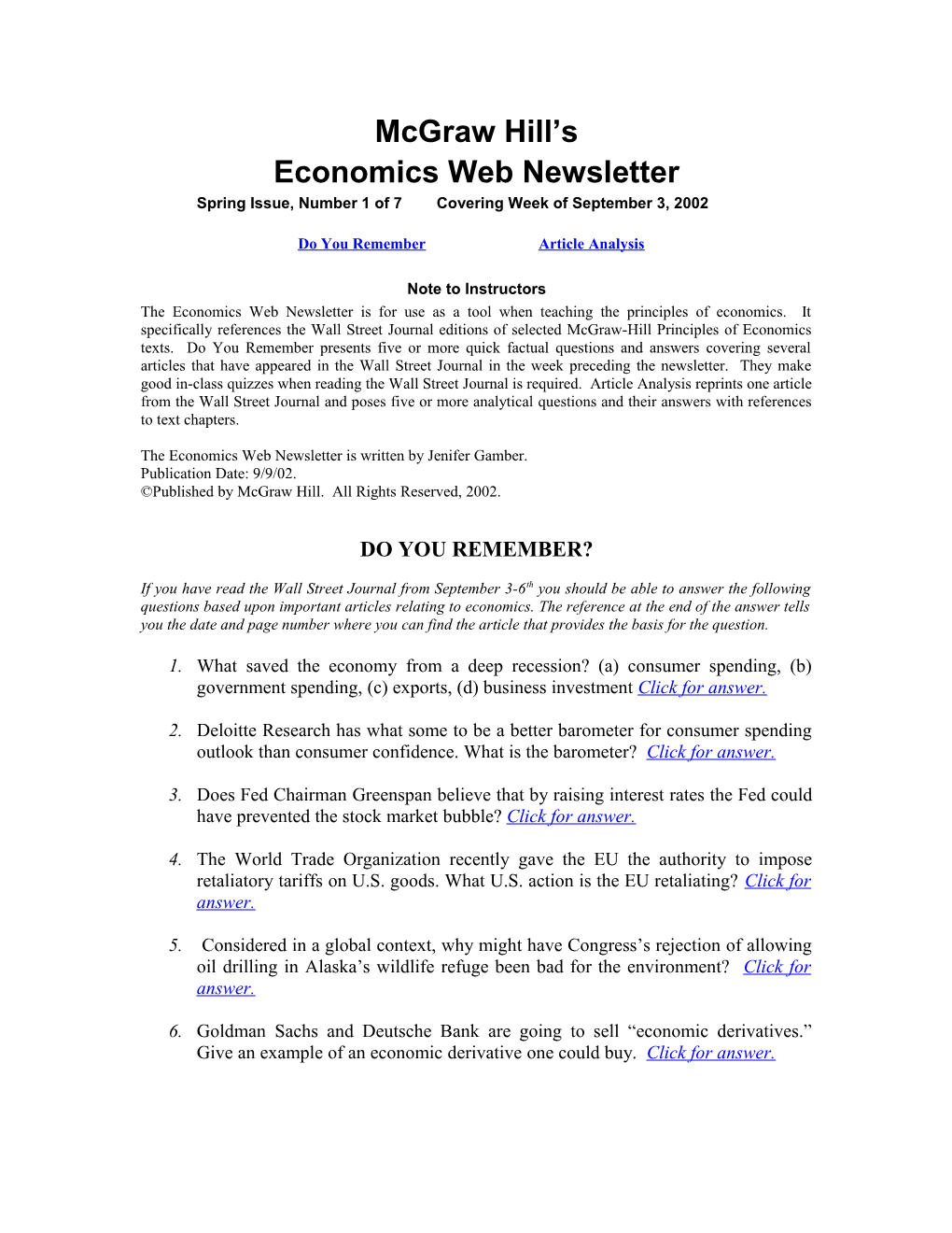 Economics Web Newsletter s1