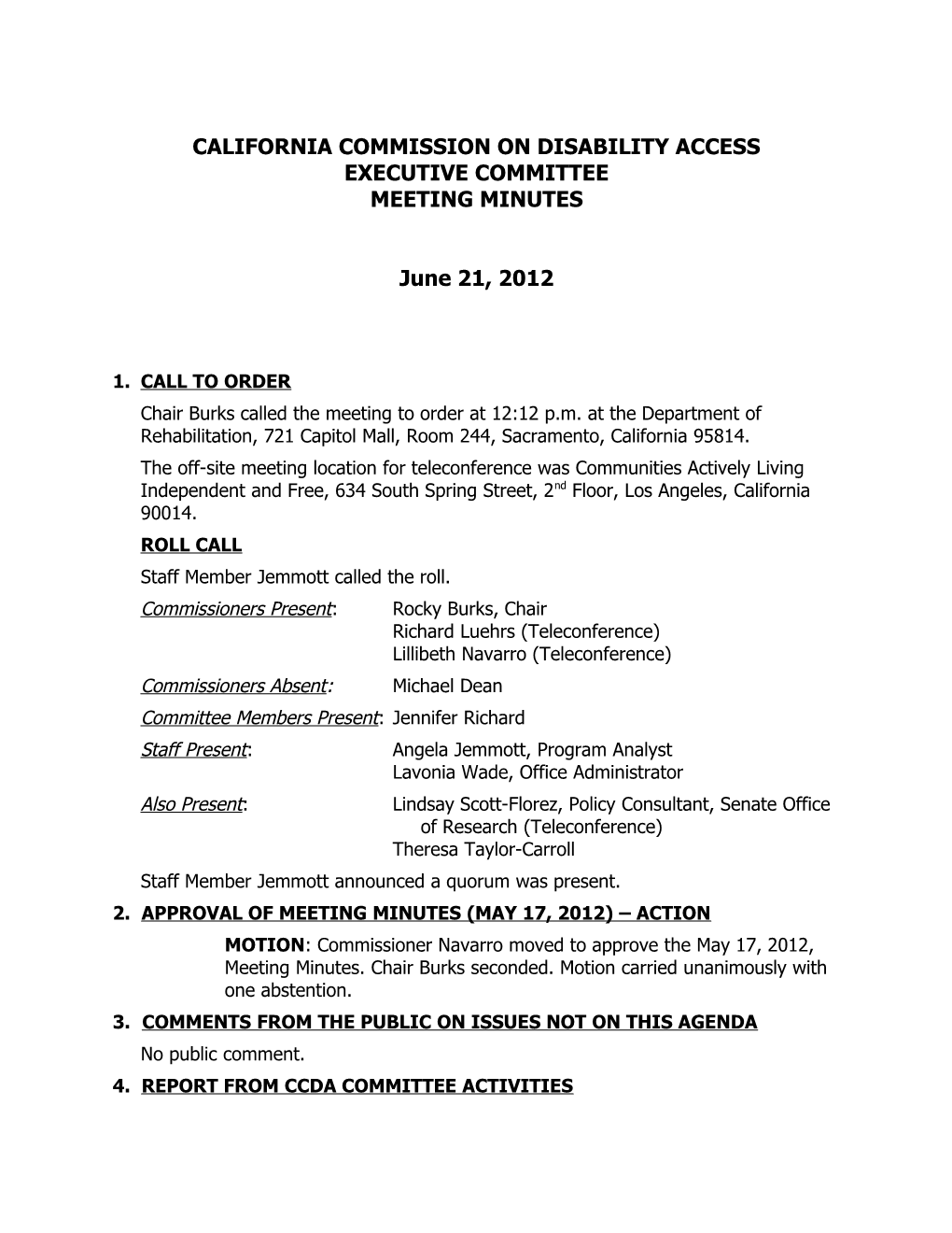 California Commission on Disability Access s4