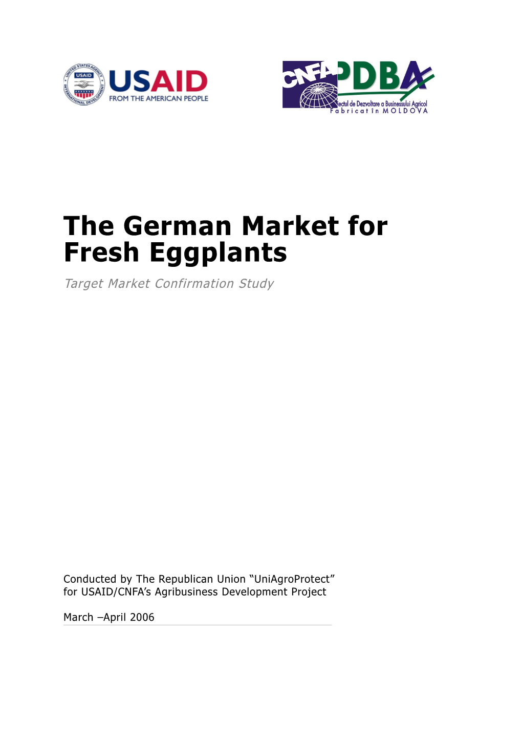 The German Market for Fresh Eggplants