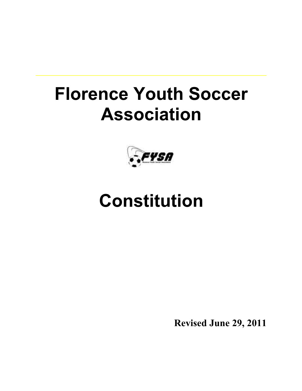 Florence Youth Soccer Association