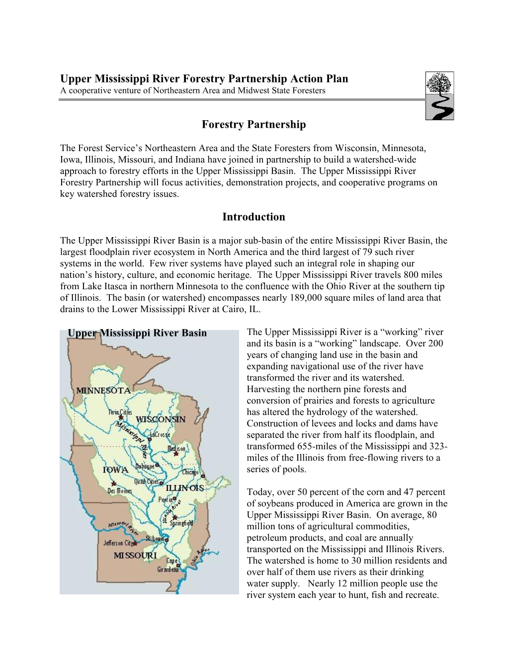 Upper Mississippi River Forestry Partnership