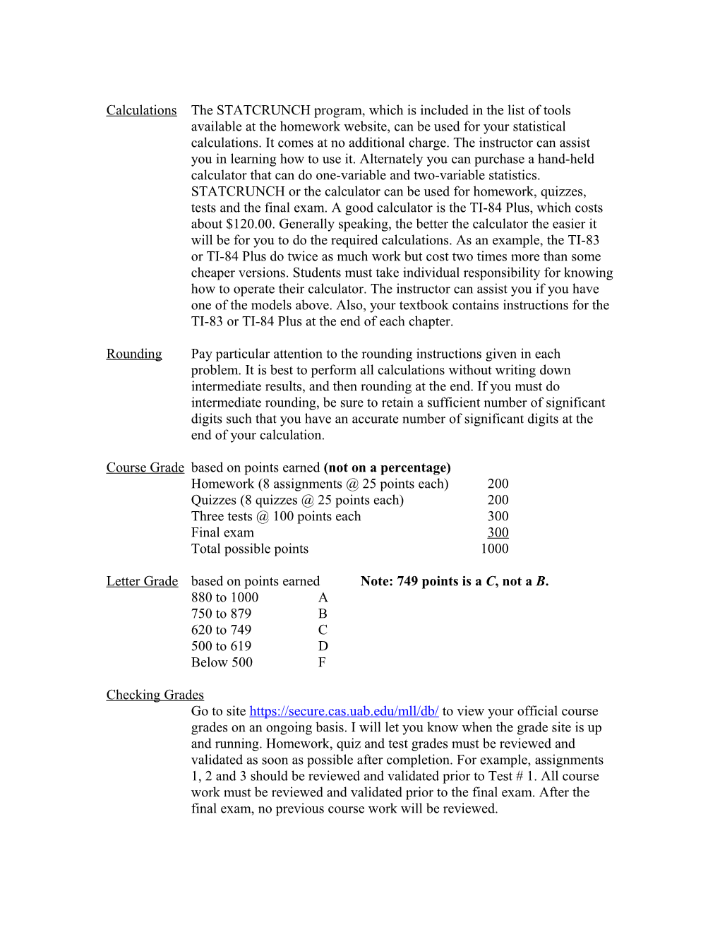 MA480-QL Introduction to Statistics, Spring 2014, V01