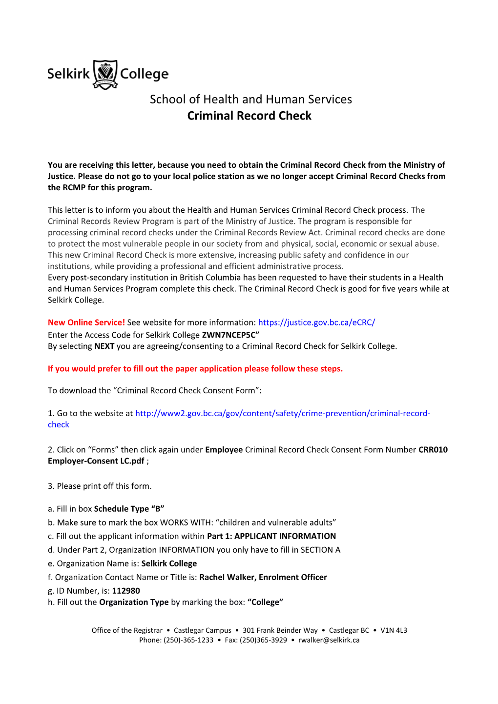 Criminal Record Check s1