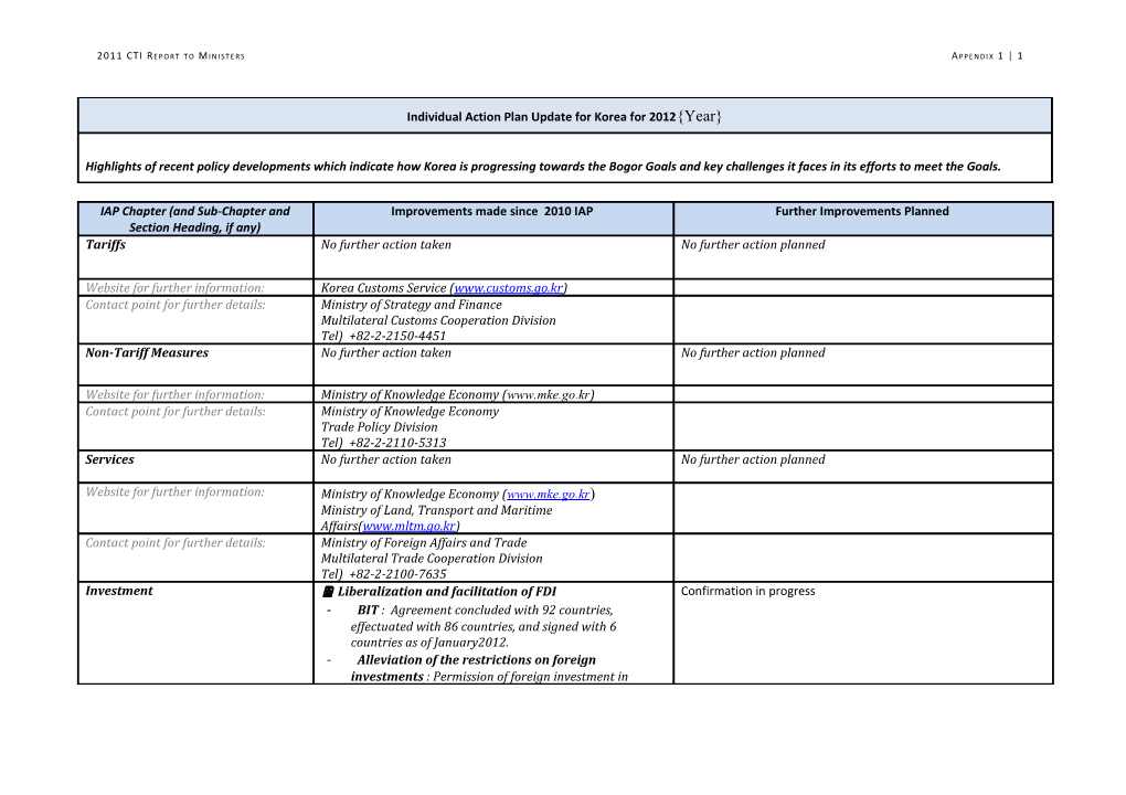 2011 CTI Report to Ministers Appendix 1 13