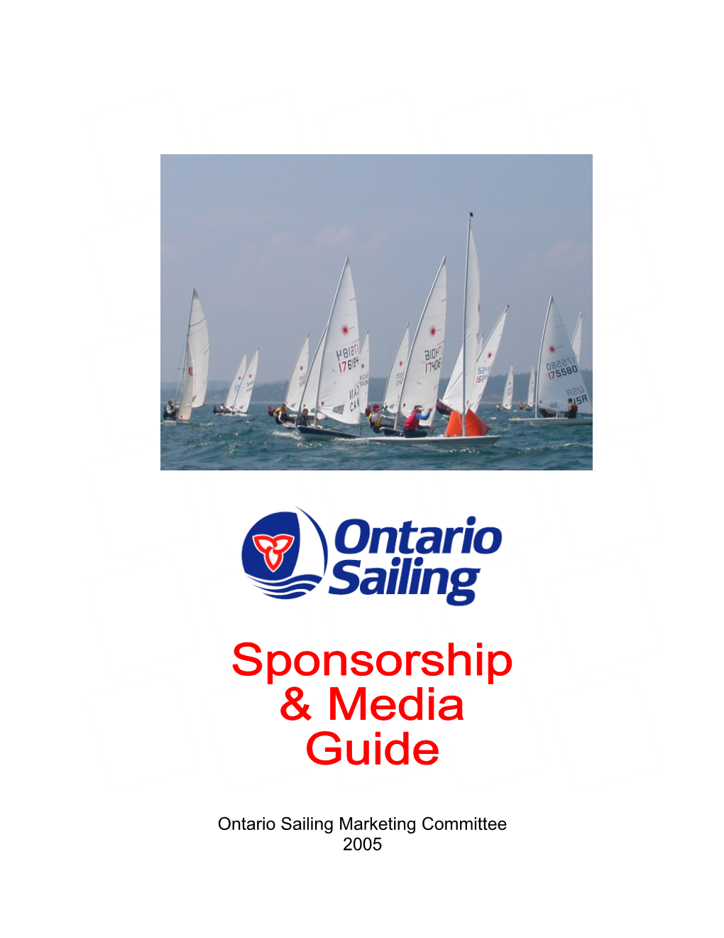 Congratulations and Thank You for Hosting an Ontario Sailing Event