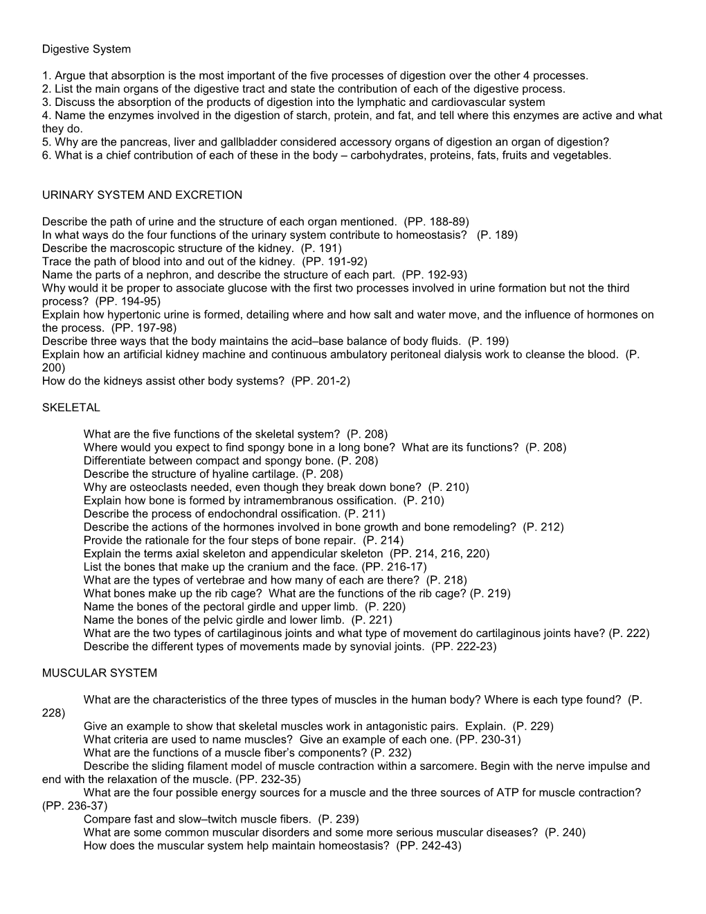 Human Biology Chapter 10 Urinary System and Excretion