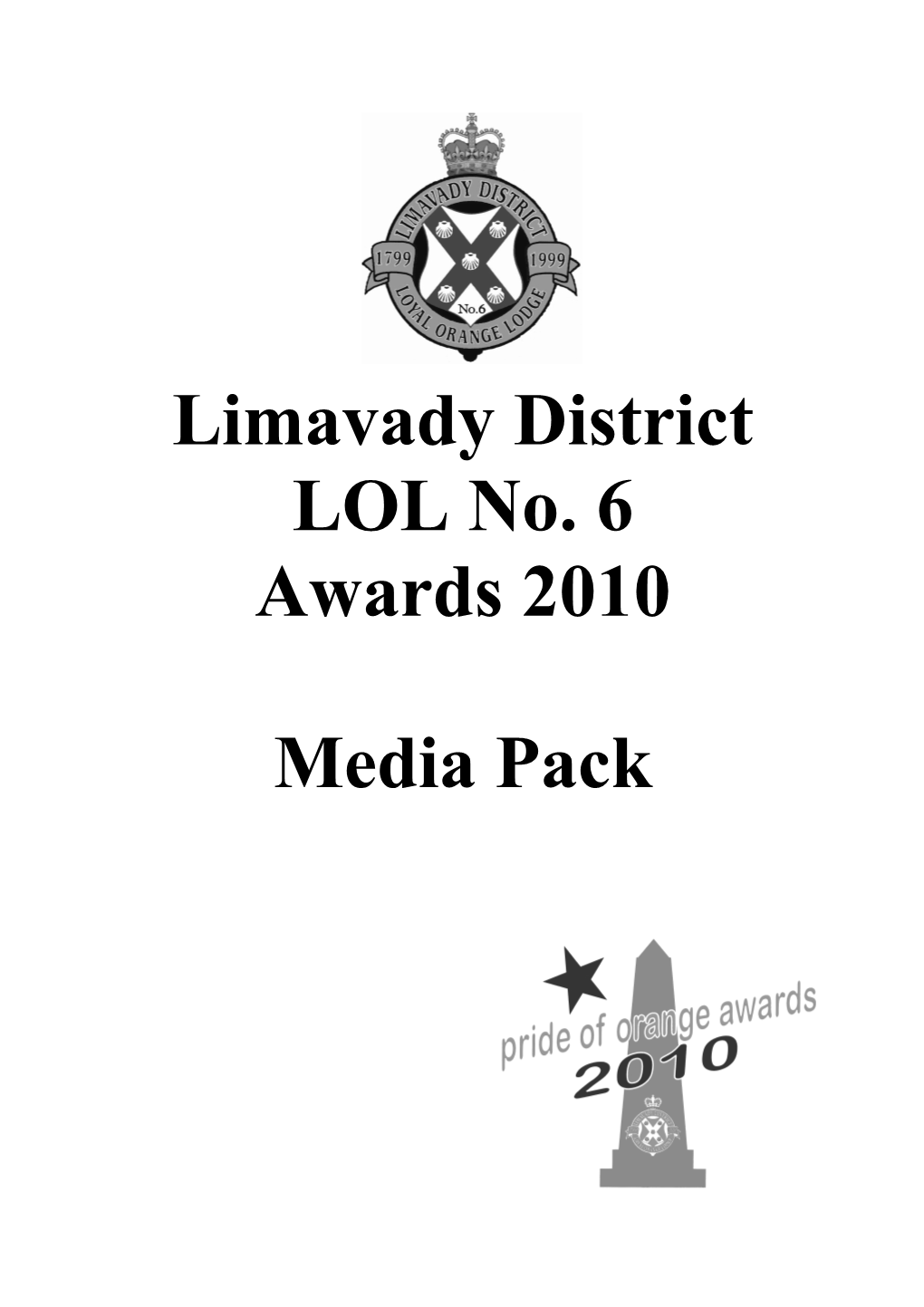Limavady District LOL No.6 Annual Awards
