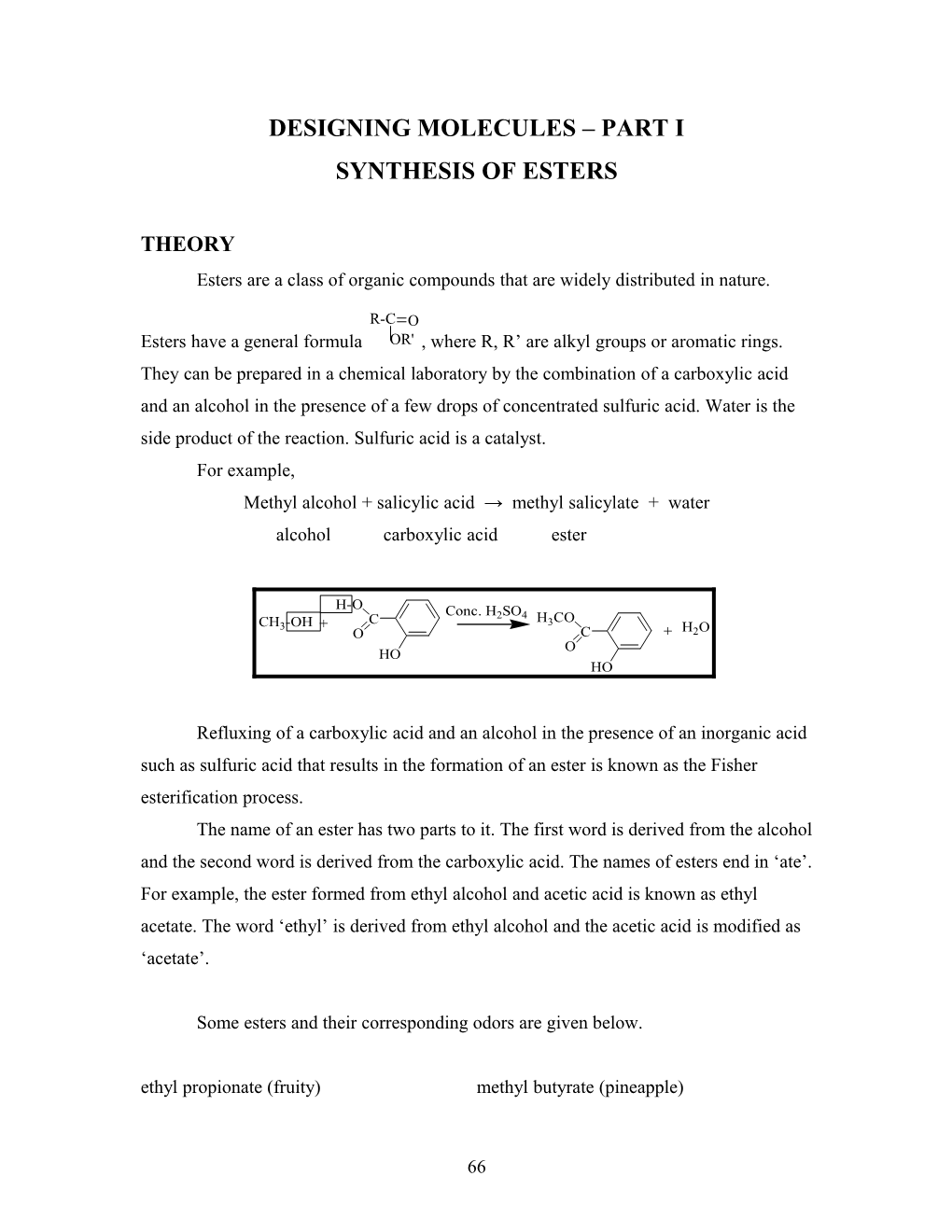 Designing Molecules Part I