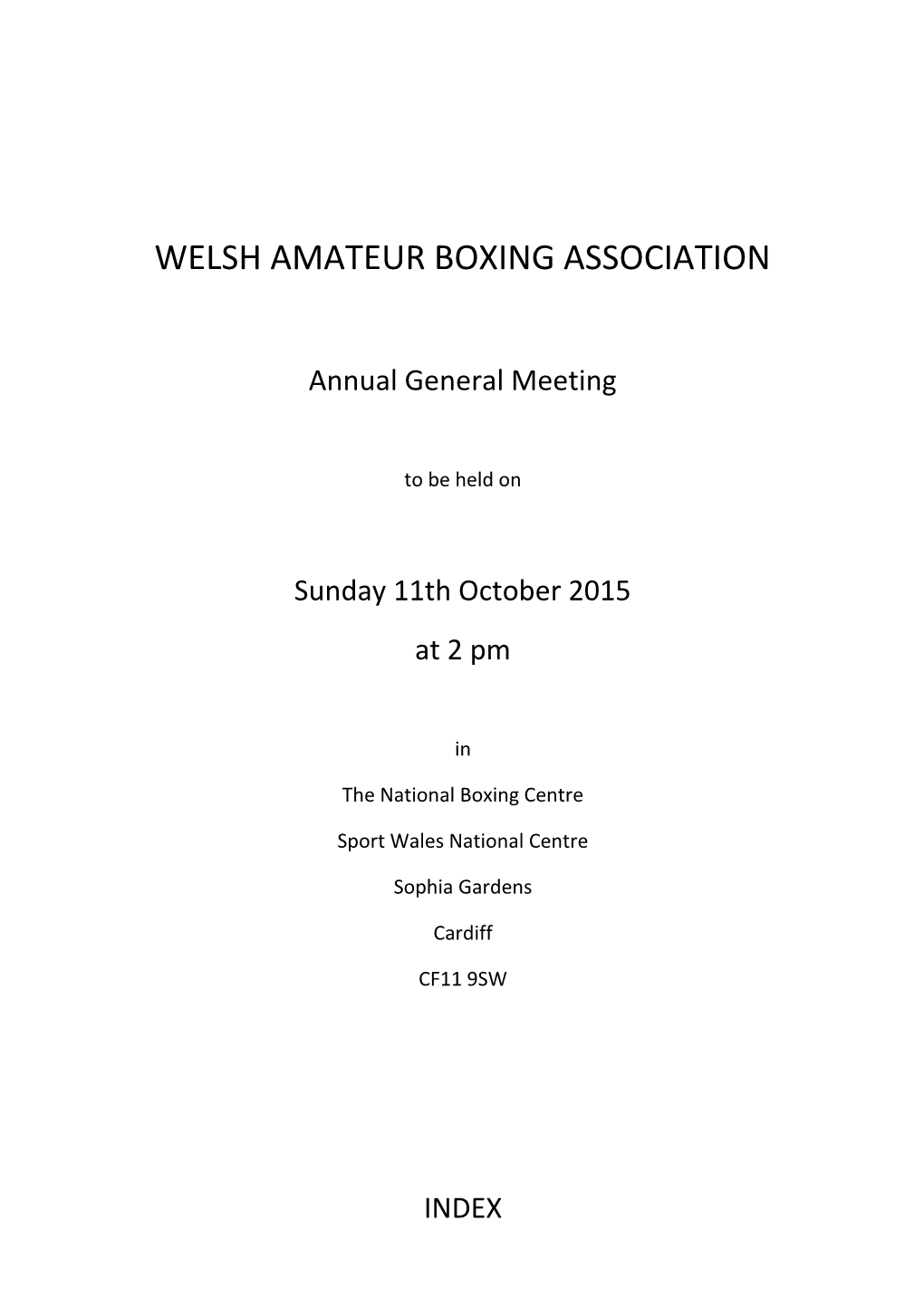 Welsh Amateur Boxing Association