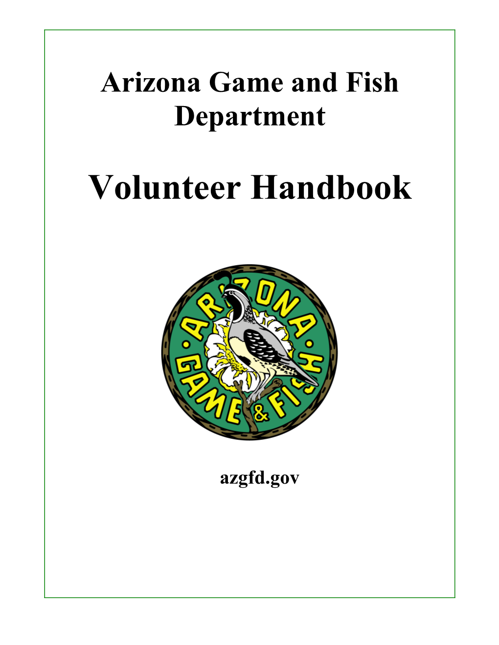 Arizona Game and Fish s1