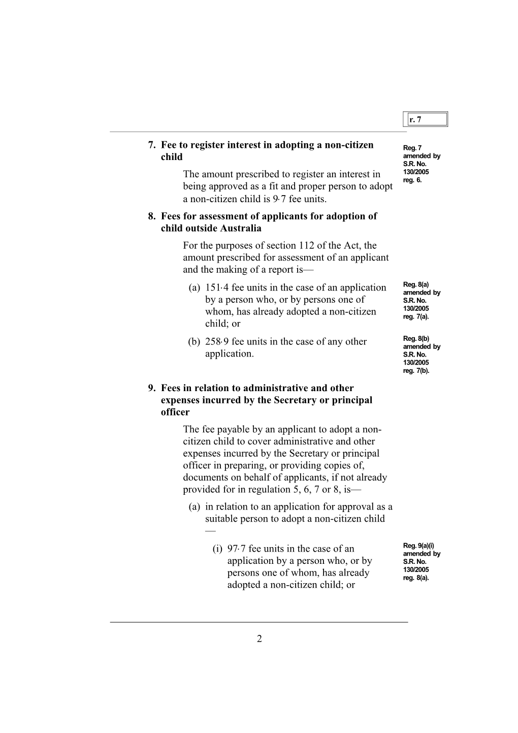 Adoption (Intercountry Fees) Regulations 2002
