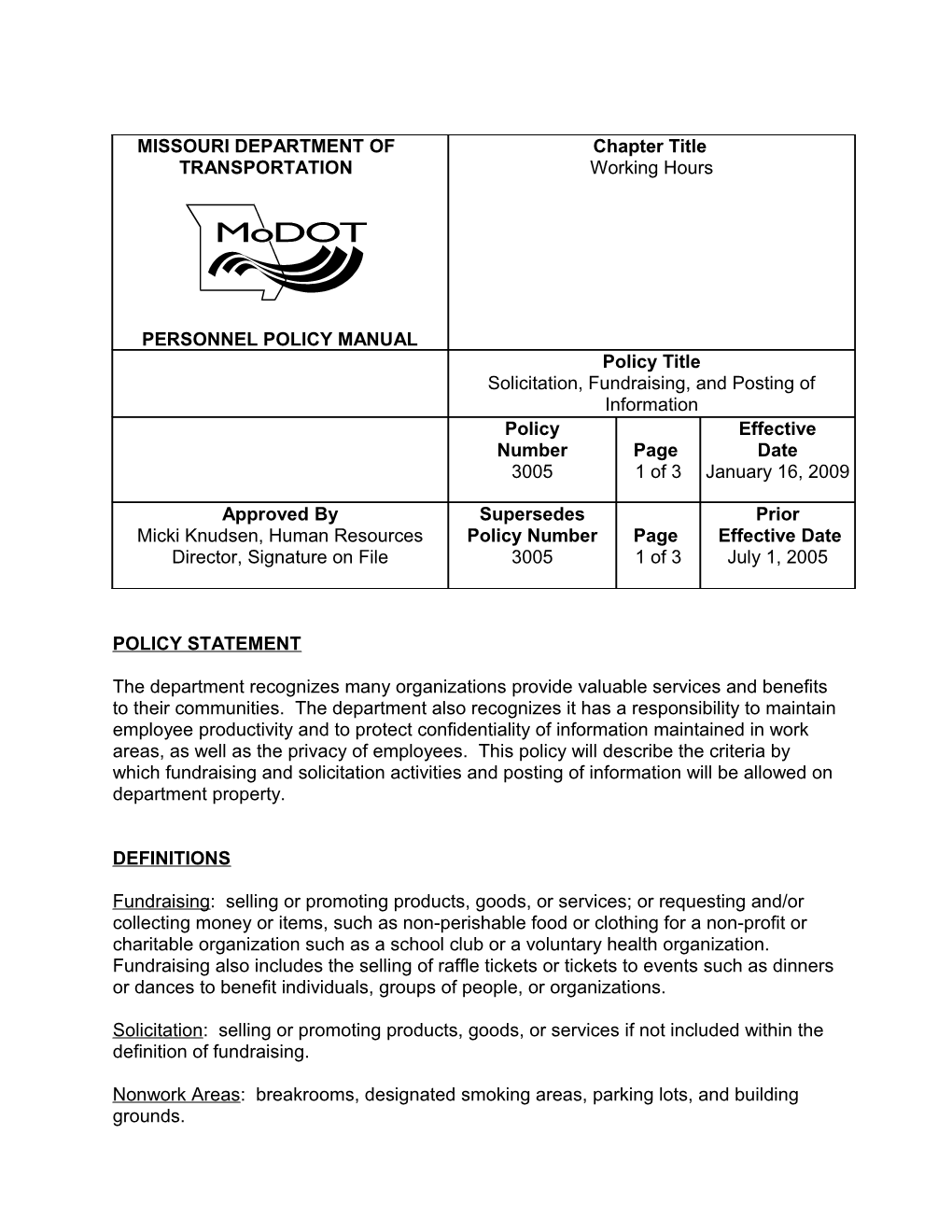 Missouri Department of Transportation s4