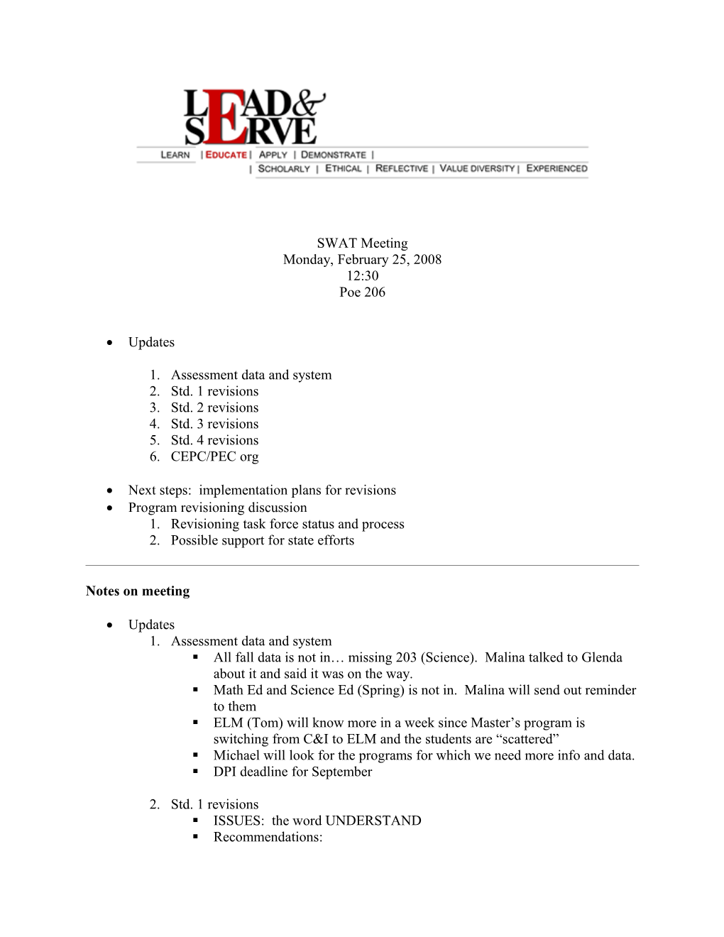 1. Assessment Data and System