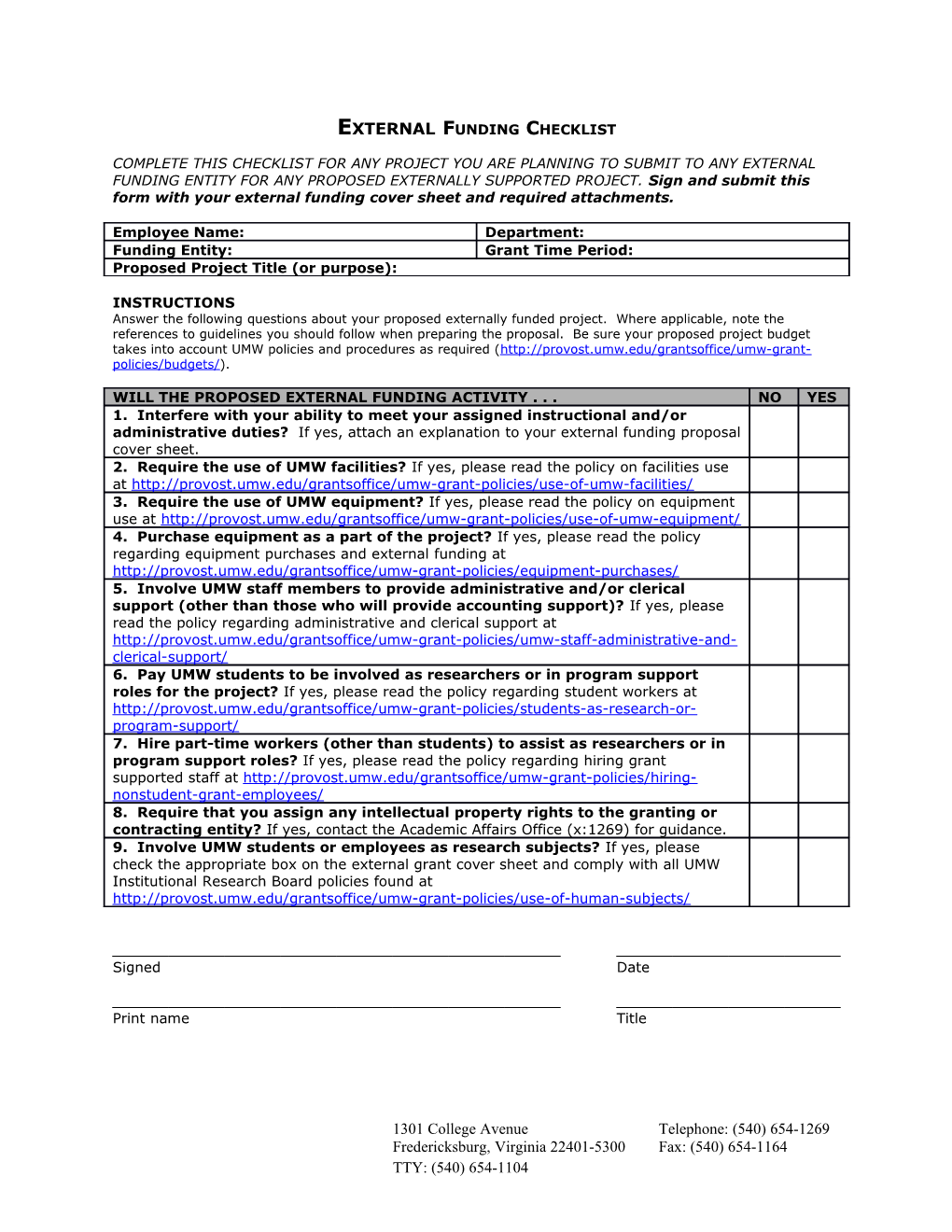 Personnel Activity Report Form