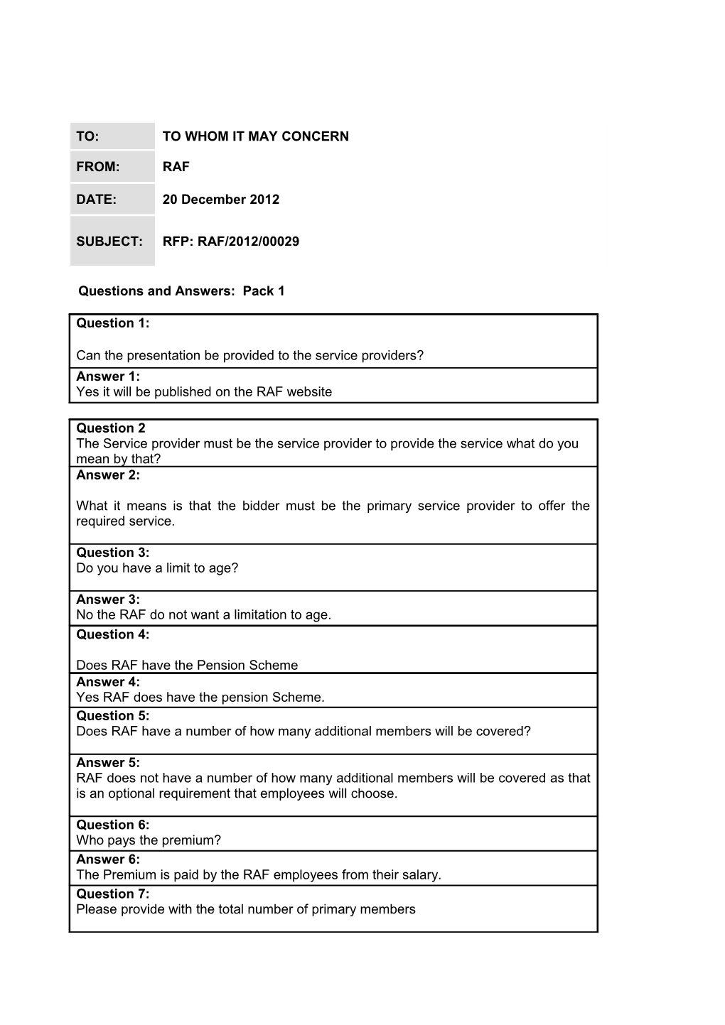 QA RAF 2012 00029 Funeral Benefits