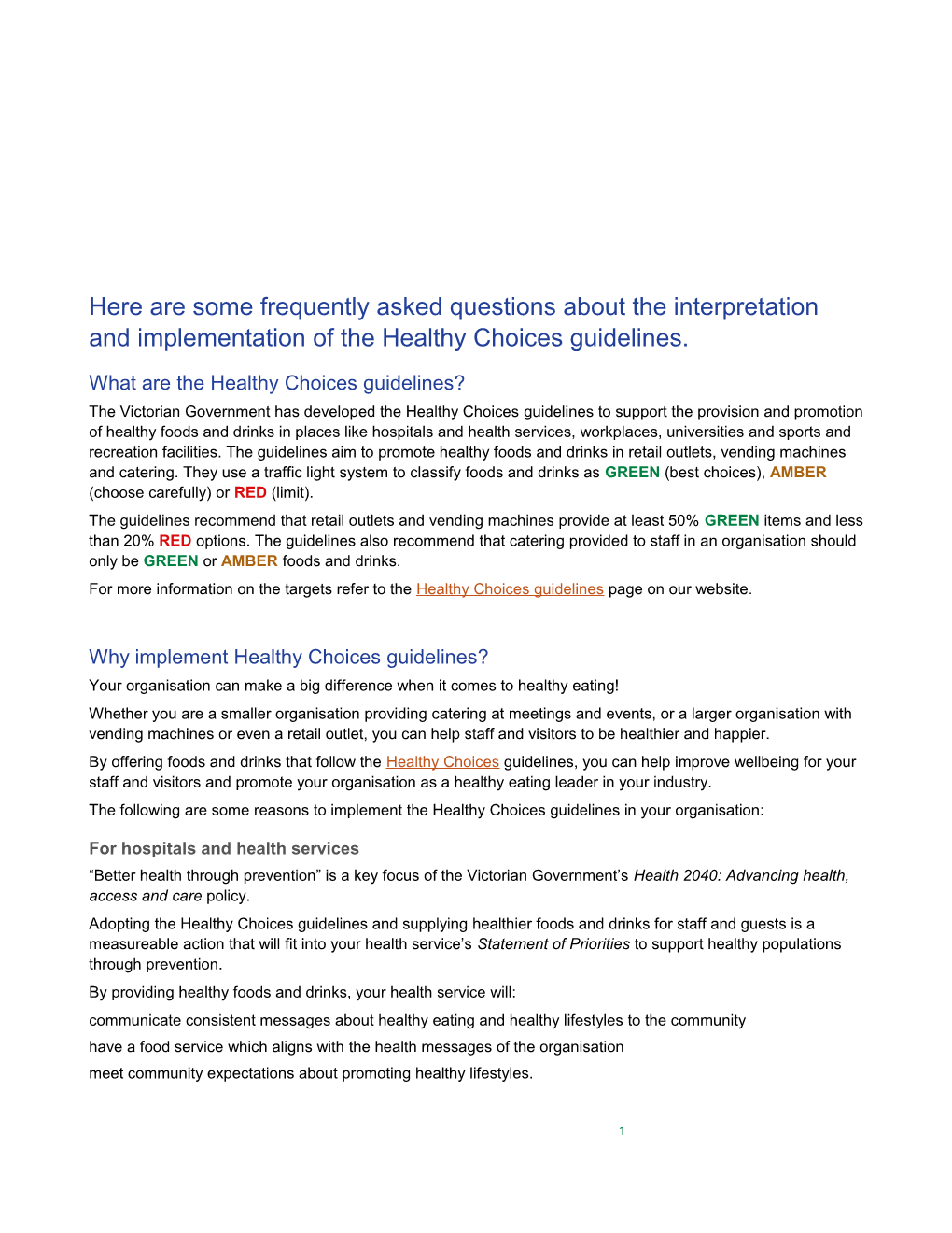 Here Are Some Frequently Asked Questions About the Interpretation and Implementation Of