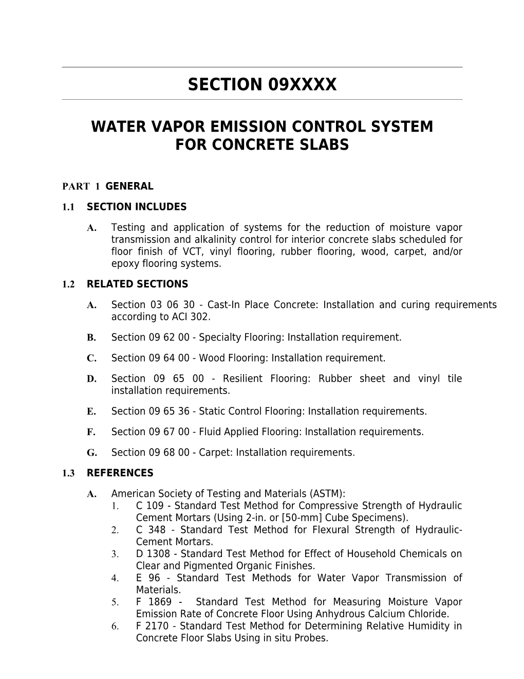 Water Vapor Emission Control System
