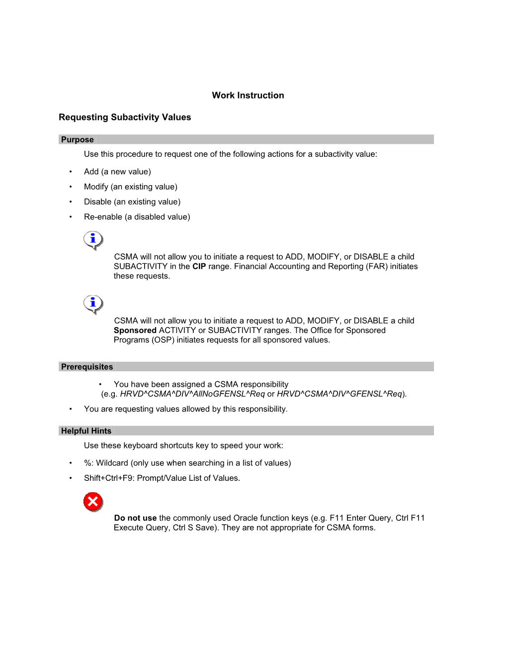 Requesting Subactivity Values