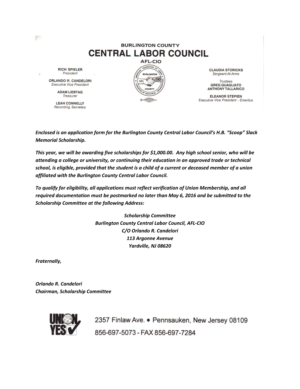 Burlington County Central Labor Council, AFL-CIO