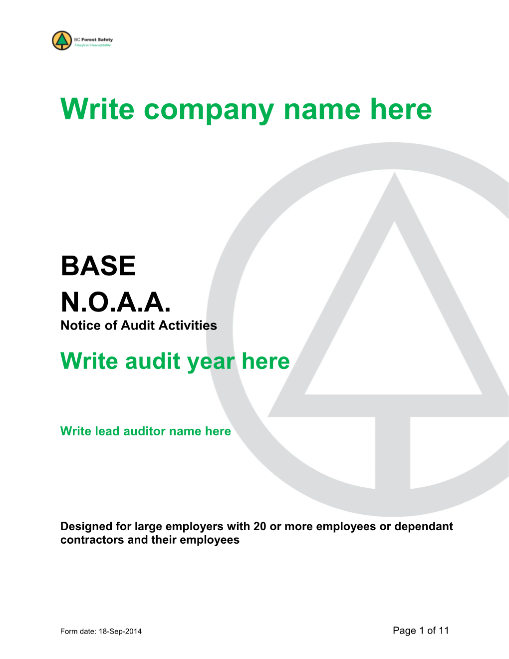 Write Company Name Here