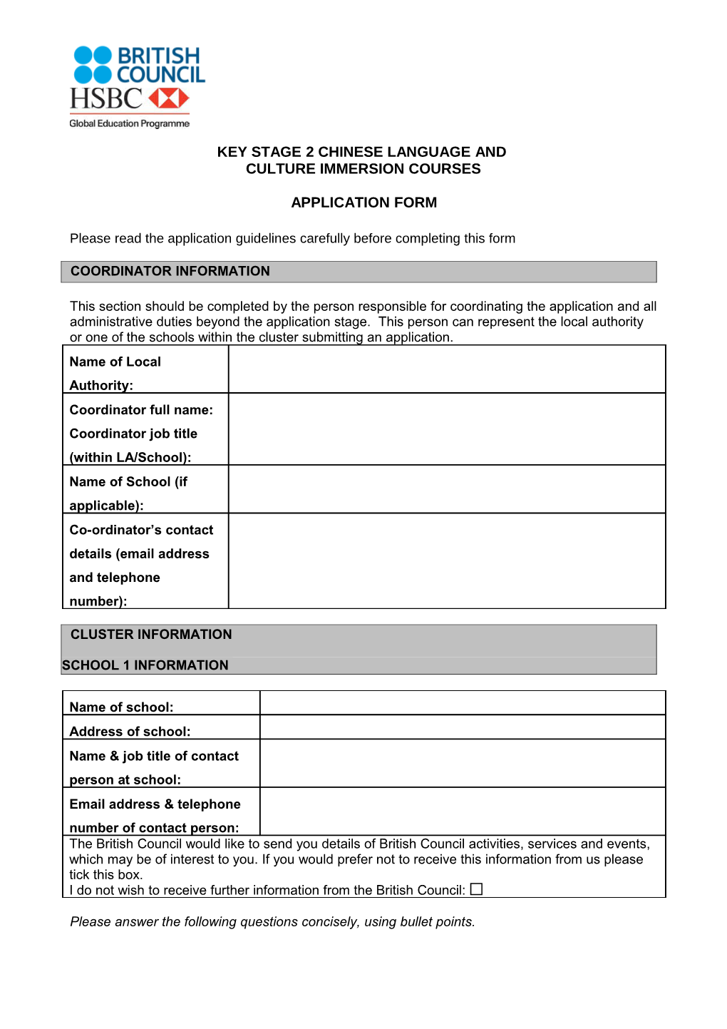 Key Stage 2 Chinese Language And s1