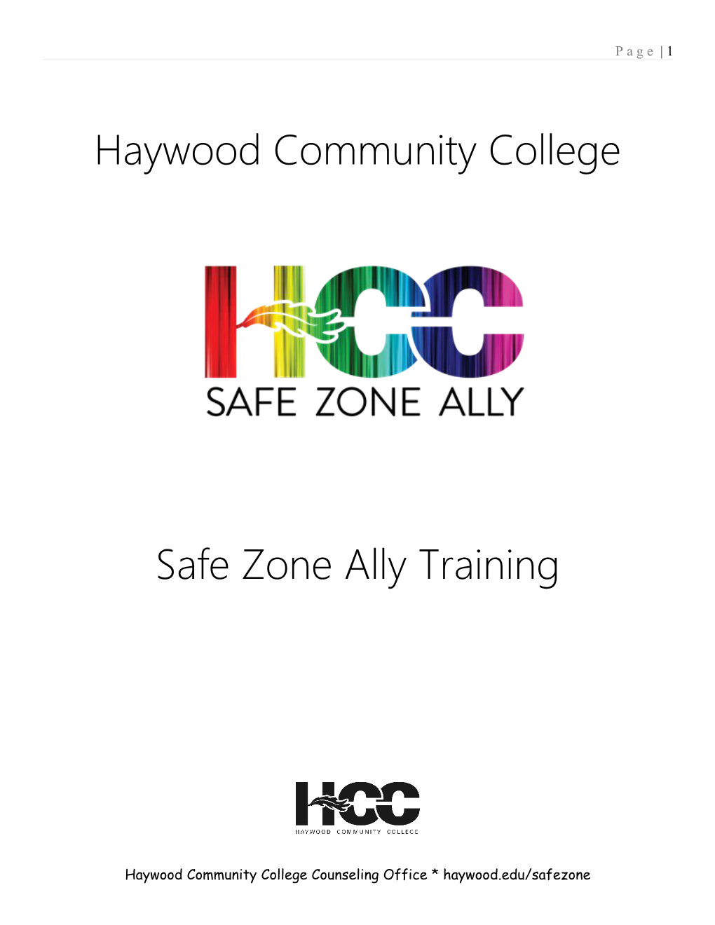 Safe Zone Ally Training