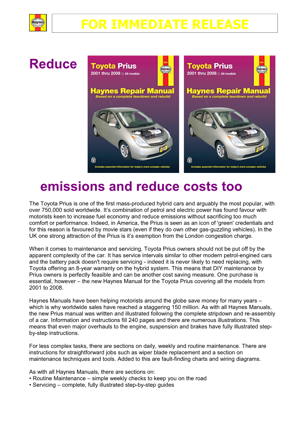 Reduce Emissions and Reduce Costs Too