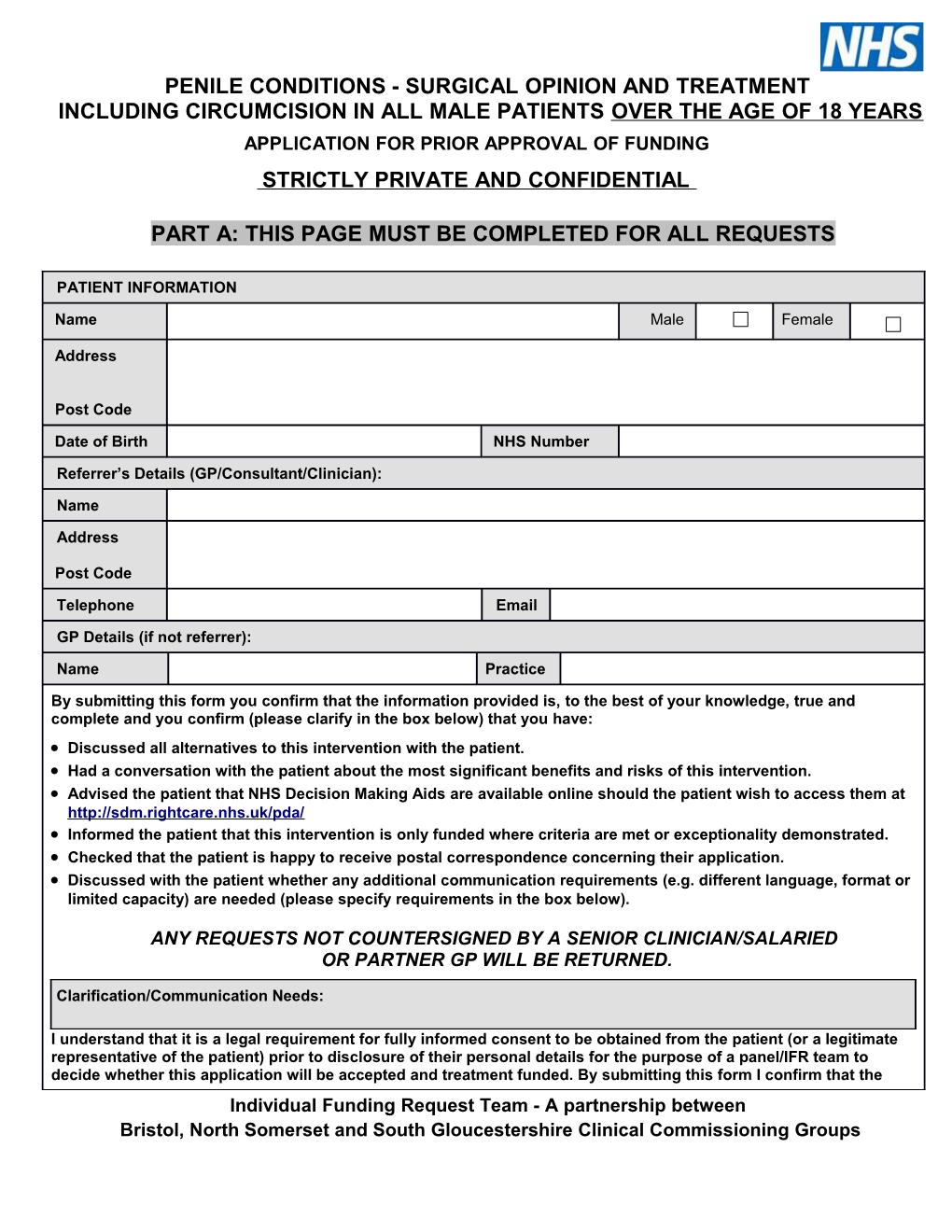 Application for Prior Approval for Funding for Abdominoplasty and Removal of Loose Skin s4