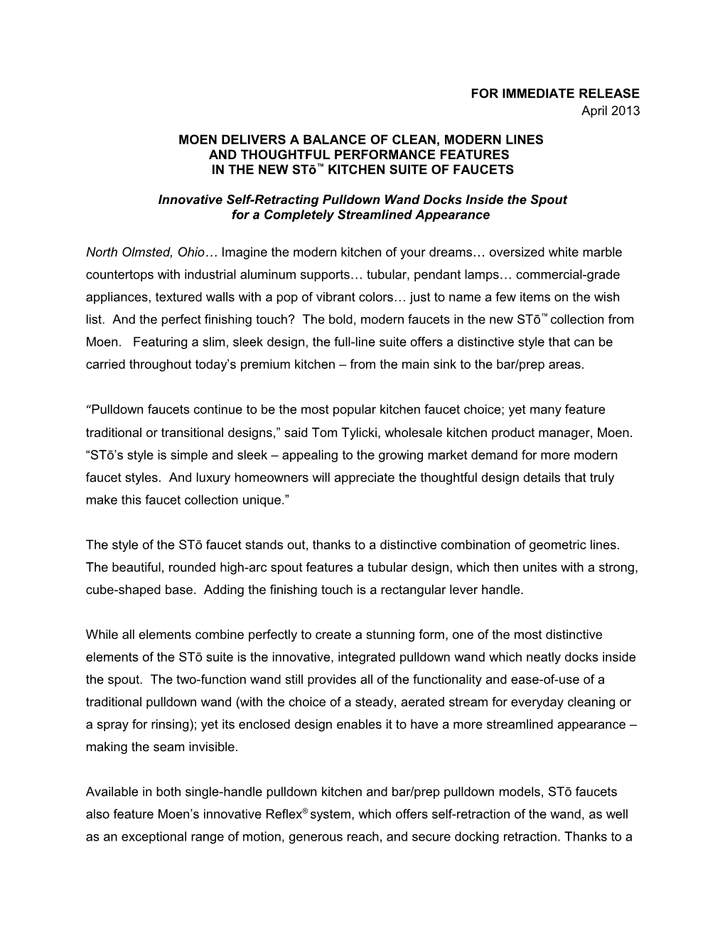 For Immediate Release s293