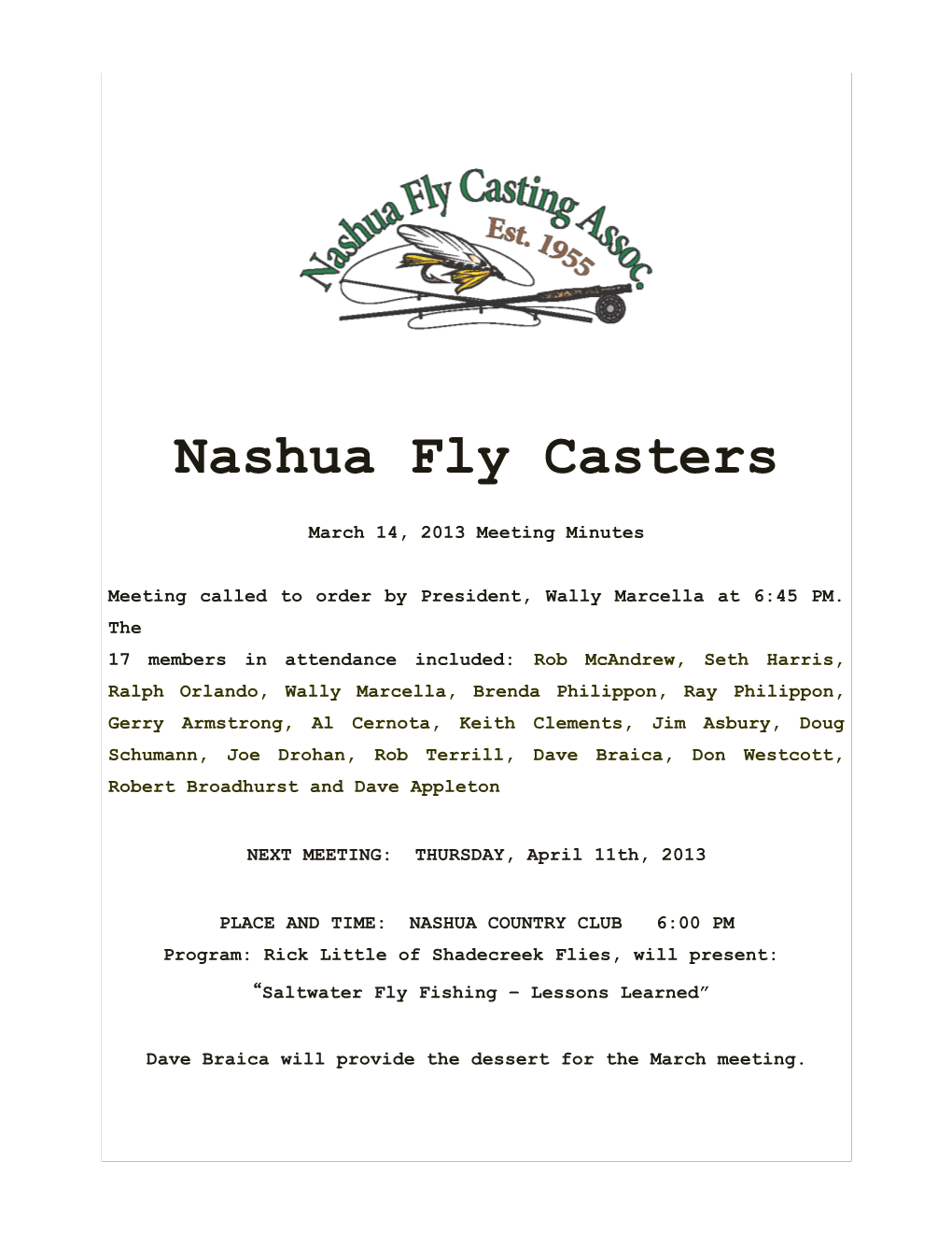 Nashua Fly Casters s1