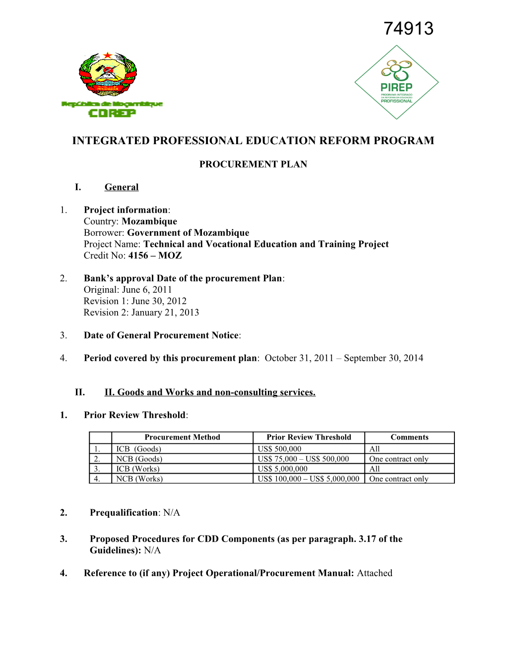 Annex 6: Procurement and Disbursement Arrangements s6