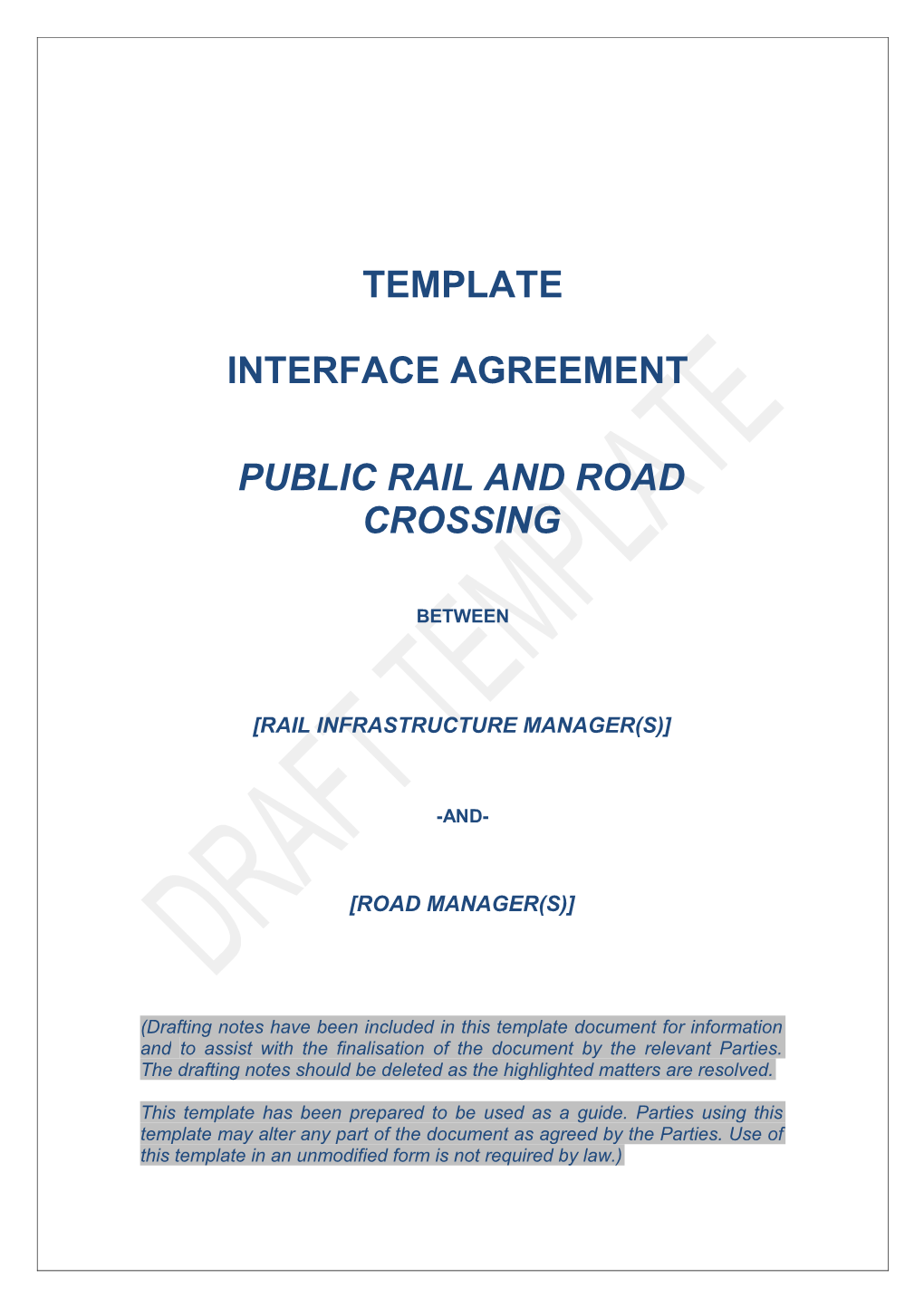 Interface Coordination Plan