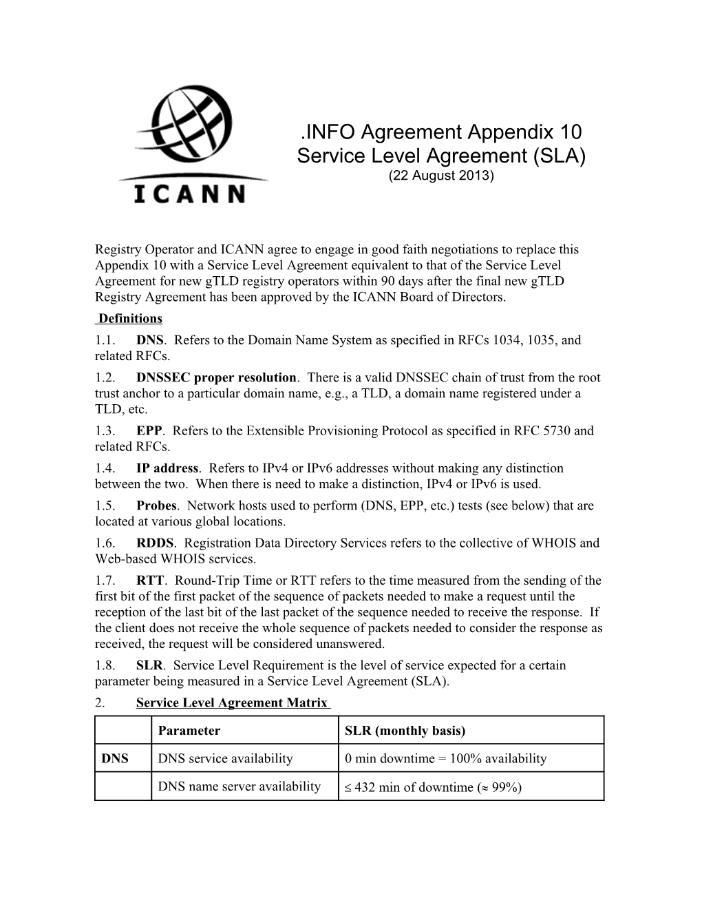 1.1. DNS. Refers to the Domain Name System As Specified in Rfcs 1034, 1035, and Related Rfcs