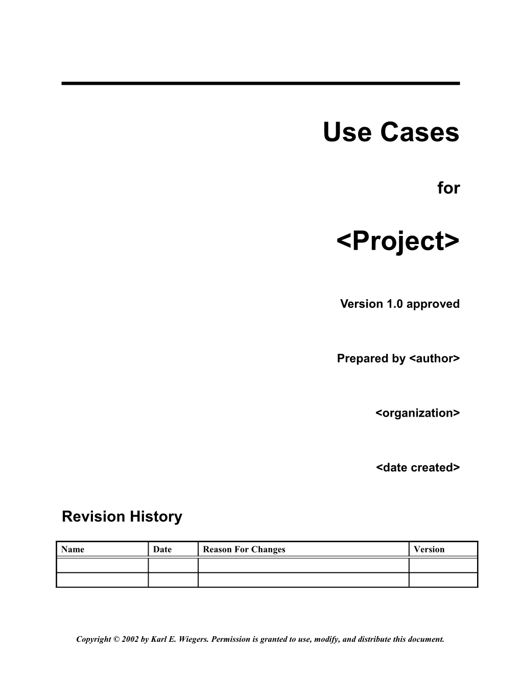 Use Case Template s2