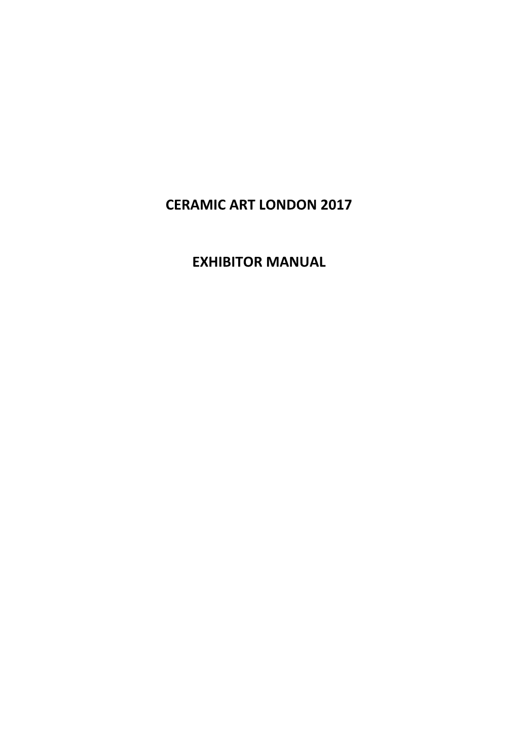 Ceramic Art London 2017