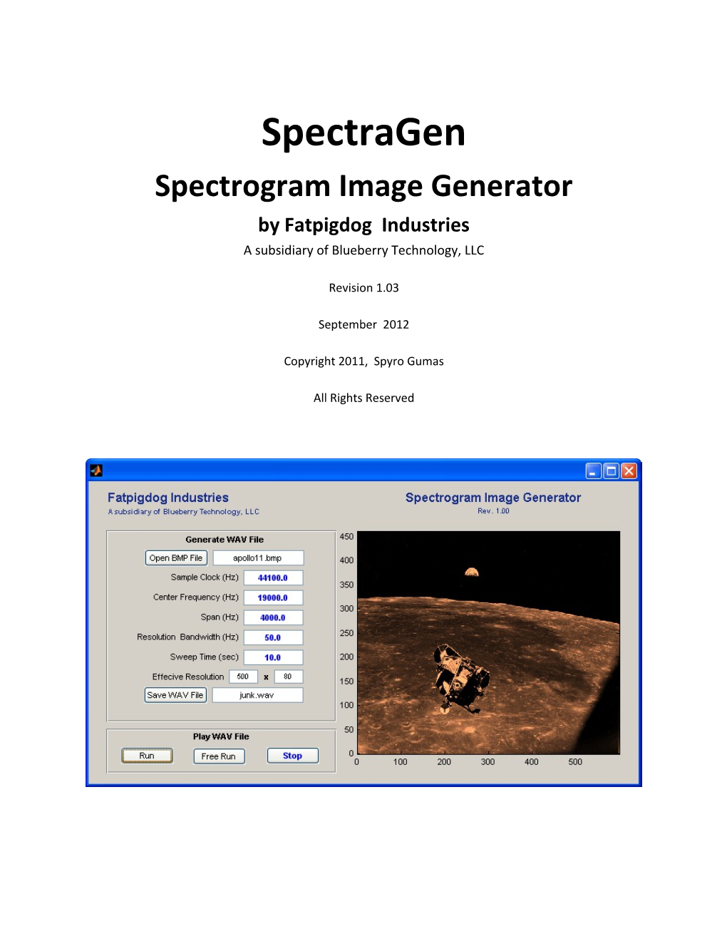 Spectrogram Image Generator