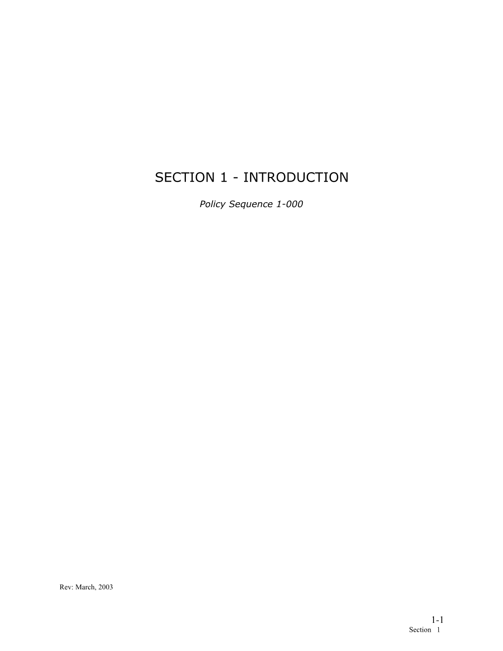 Project Director's Manual