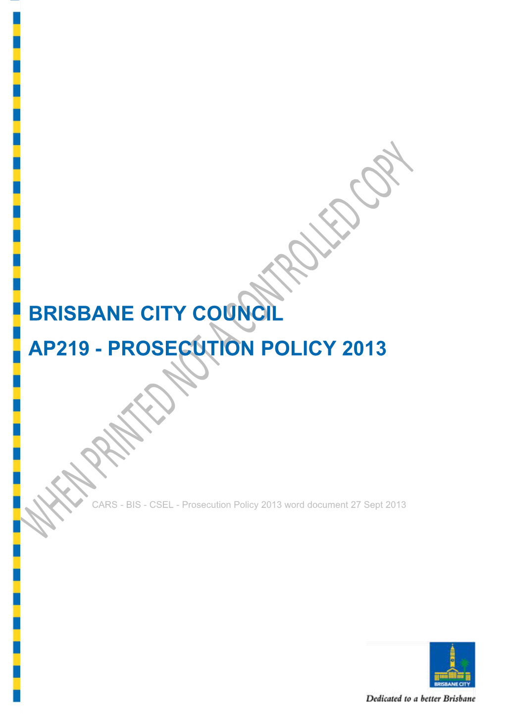 Brisbane City Council s12