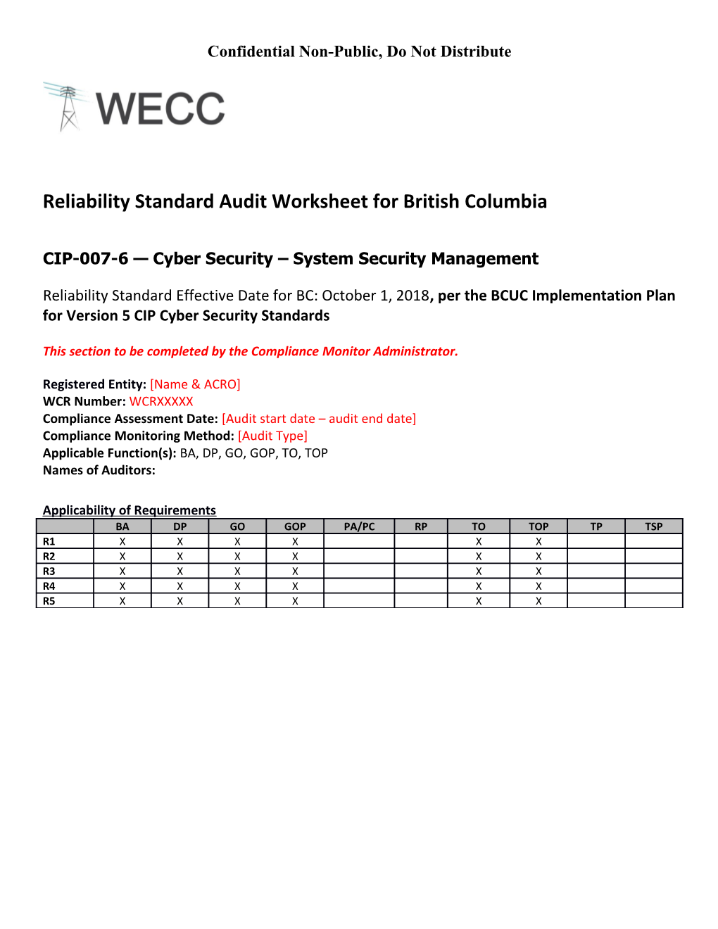CIP-007-6 - Cyber Security - System Security Management