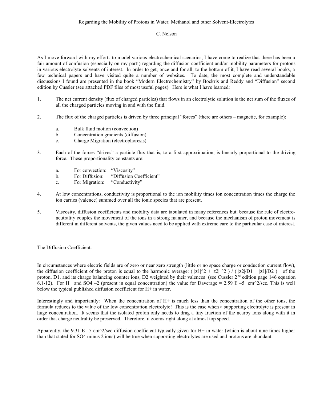 Regarding the Mobility of Protons in Water and Methonal