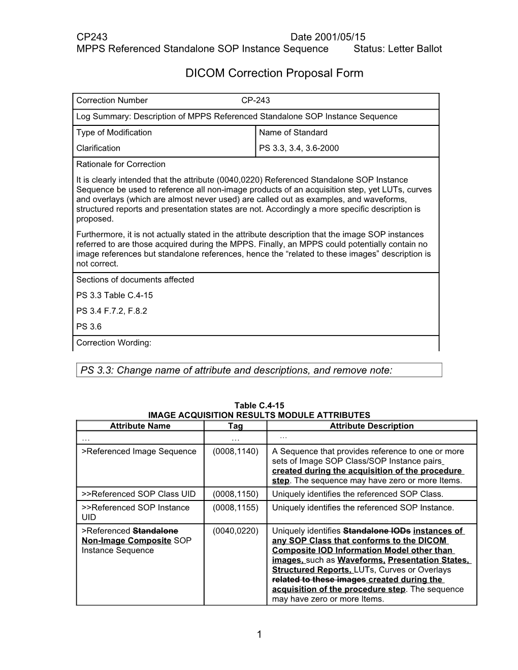 DICOM Correction Proposal Form s1