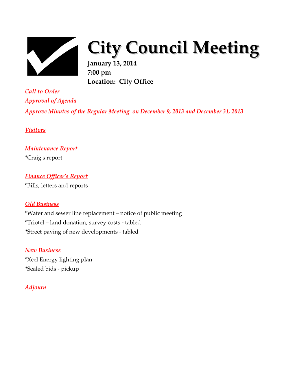 City Council Meeting s12